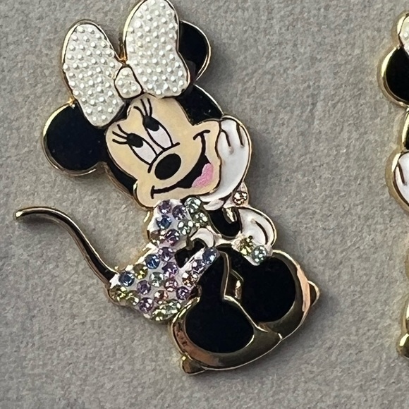 NEW Baublebar x Disney Minnie Pearl Bow Earrings - Picture 4 of 6